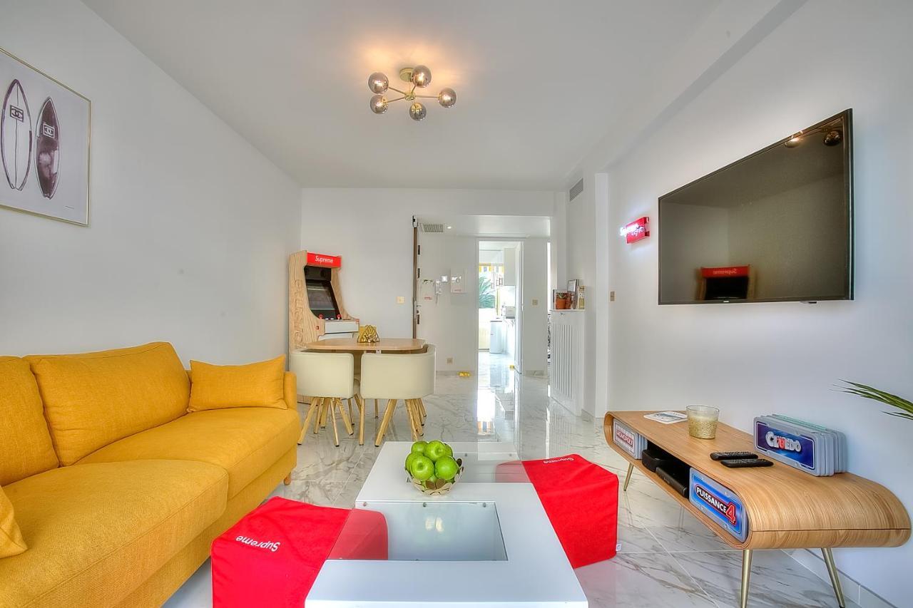 Luxury 4 Stars Apartment With 2 Terraces, Cannes Croisette Buitenkant foto