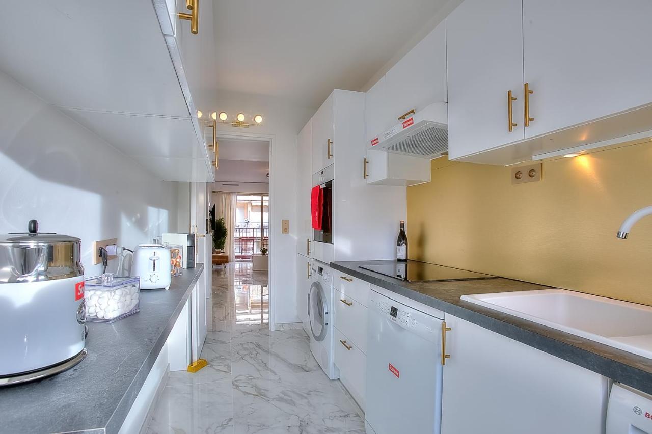 Luxury 4 Stars Apartment With 2 Terraces, Cannes Croisette Buitenkant foto