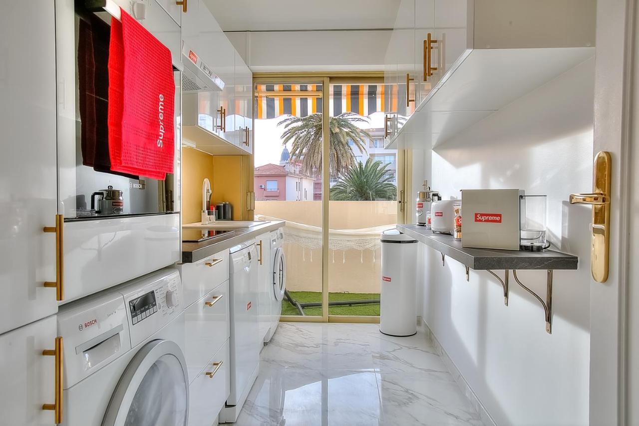 Luxury 4 Stars Apartment With 2 Terraces, Cannes Croisette Buitenkant foto